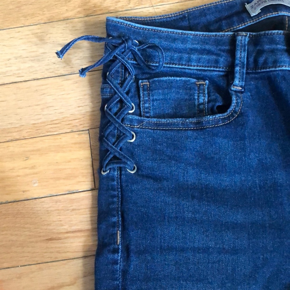ZARA BASIC DENIM SKINNYS SIZE 6